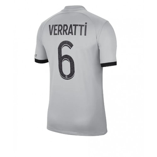 Fotbalové Dres Paris Saint-Germain Marco Verratti #6 Venkovní 2022-23 Krátký Rukáv
